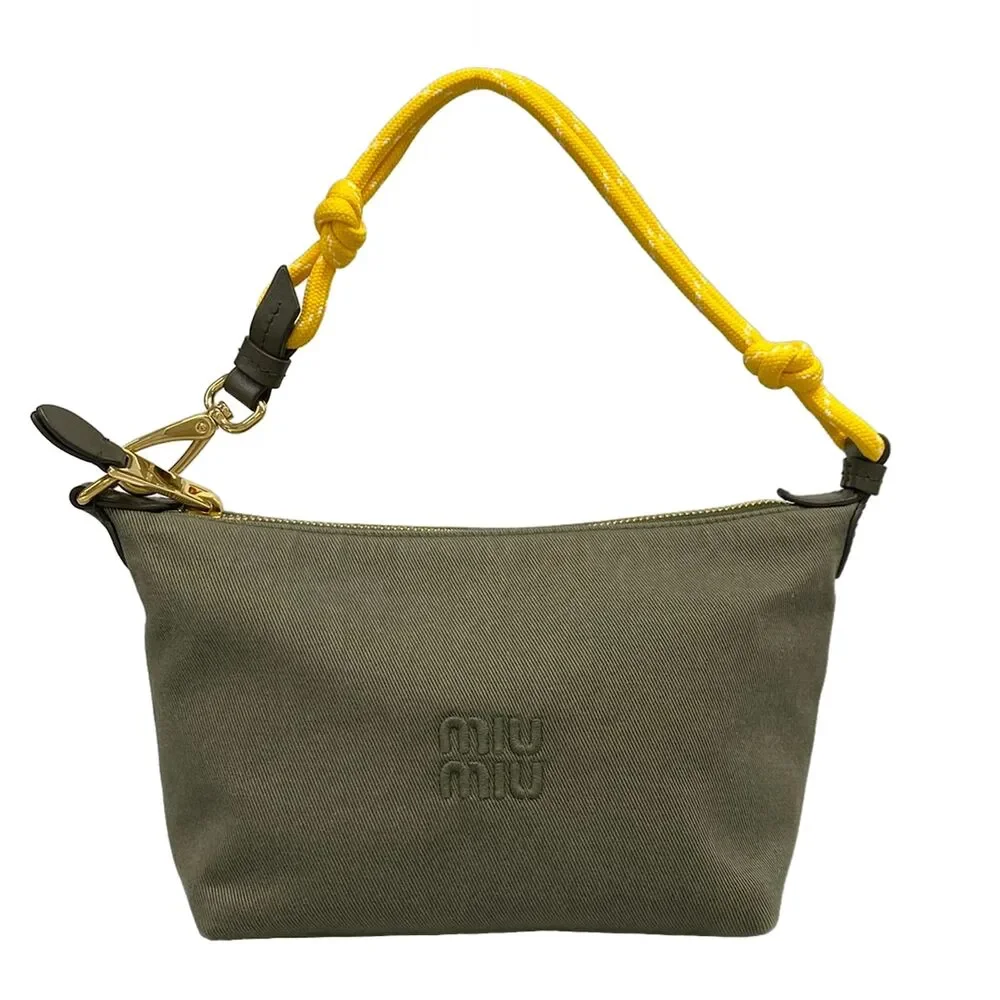 Miu Miu Spirit Gabardine Pouch Handbag 5NE841